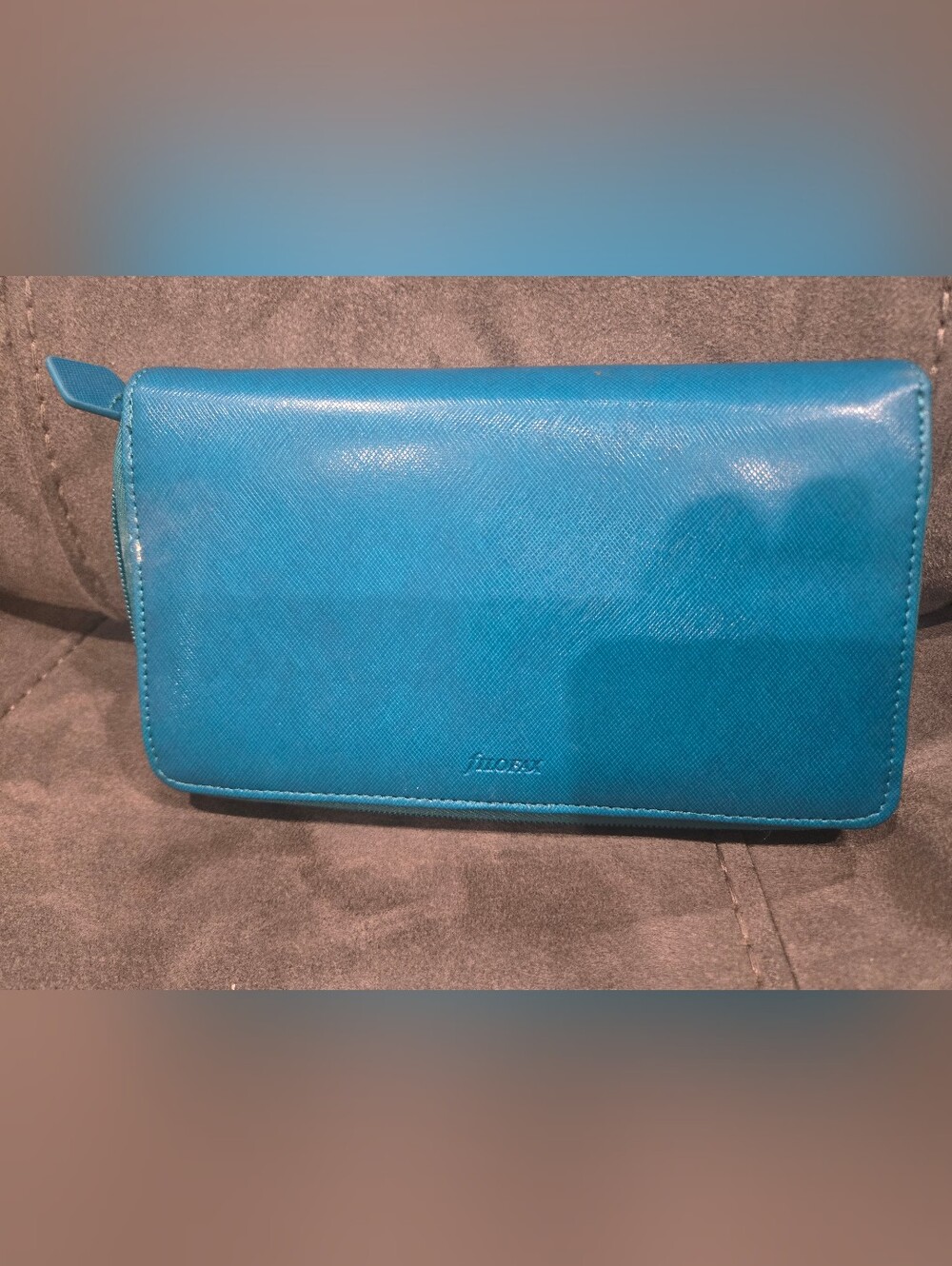 Women's Teal Zip-Around Wallet - Sleek Everyday Clutch